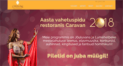 Desktop Screenshot of caravangrill.ee